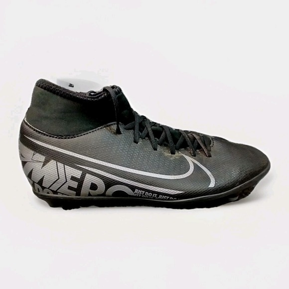 Nike Other - Nike Mercurial Superfly 7 Academy MG Mens 6.5 Soccer Cleats Black Silver AT7946
